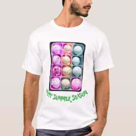 Camiseta Crema de hielo Pastel Arcoiris Delight