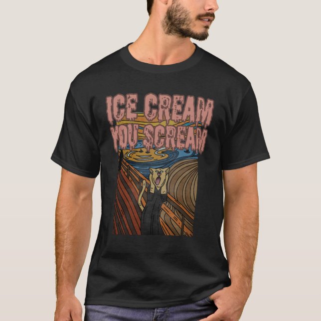 Camiseta Crema de hielo que gritas (Anverso)