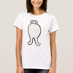 Camiseta crema de perrito shiba