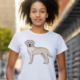 Camiseta Crema inglesa Labrador recuperador de perro de car