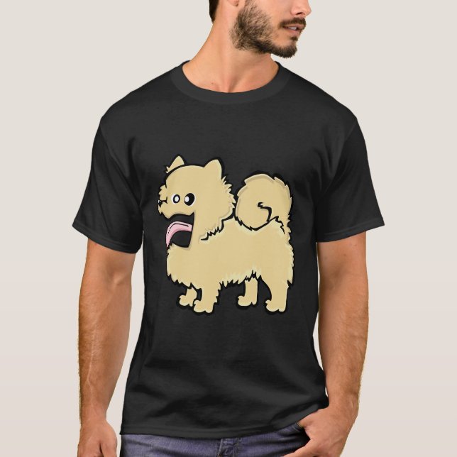 Camiseta Crema panomermana (cuerpo completo) Azul Bg (Anverso)
