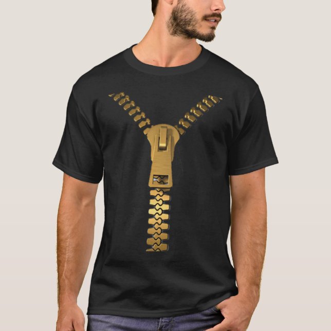 Camiseta Cremallera gigante (Anverso)