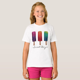 Camiseta Cremas de hielo acuáticas cúrcules popsicas