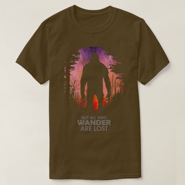 Camiseta Creo En Bigfoot (Diseño del anverso)