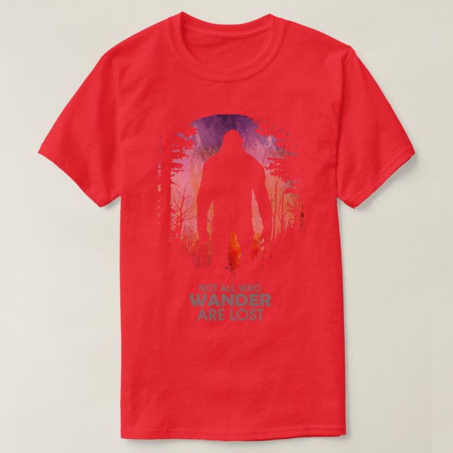 Camiseta Creo En Bigfoot (Diseño del anverso)