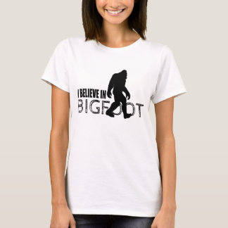 Camiseta Creo en Bigfoot Sasquatch divertido