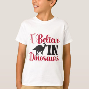 Camiseta Creo En Dinosaurio