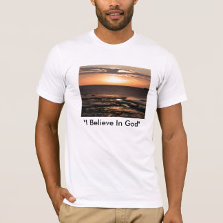 Camiseta "Creo en dios "