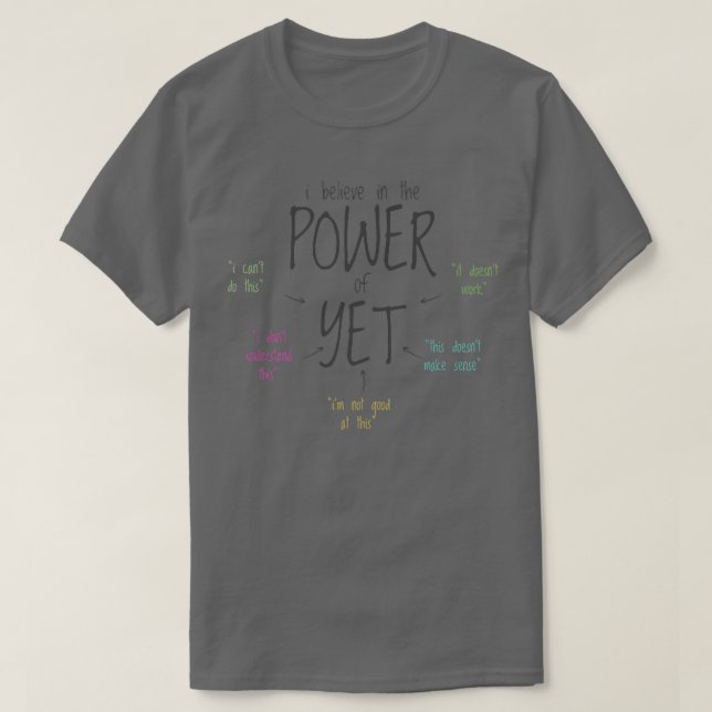 Camiseta Creo En El Poder De La Positiva Estética V (Diseño del anverso)