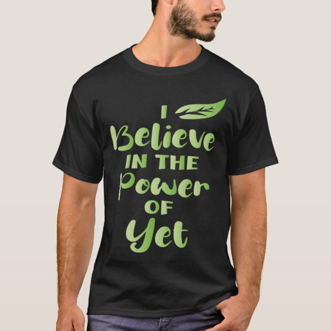 Camiseta Creo En El Poder De Las Citas Motivacionales (Anverso)