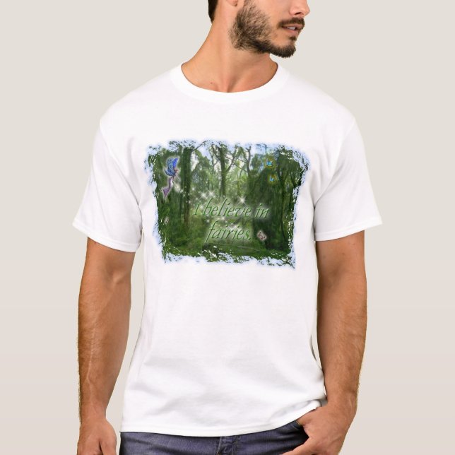 Camiseta Creo en faeries. (Anverso)