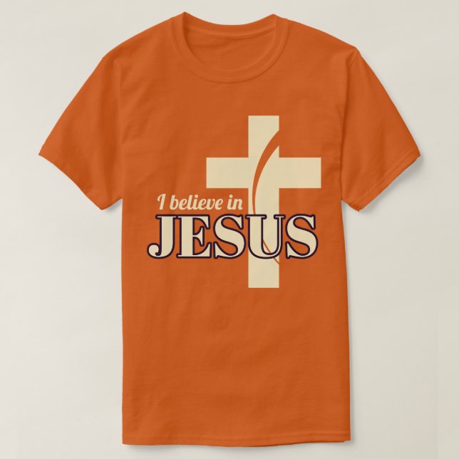 Camiseta Creo En Jesús (Diseño del anverso)