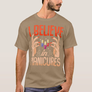 Camiseta Creo en la manicura