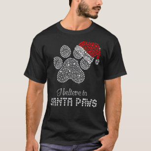 Camiseta Creo En La Navidad De Los Navidades De Perro De Pa