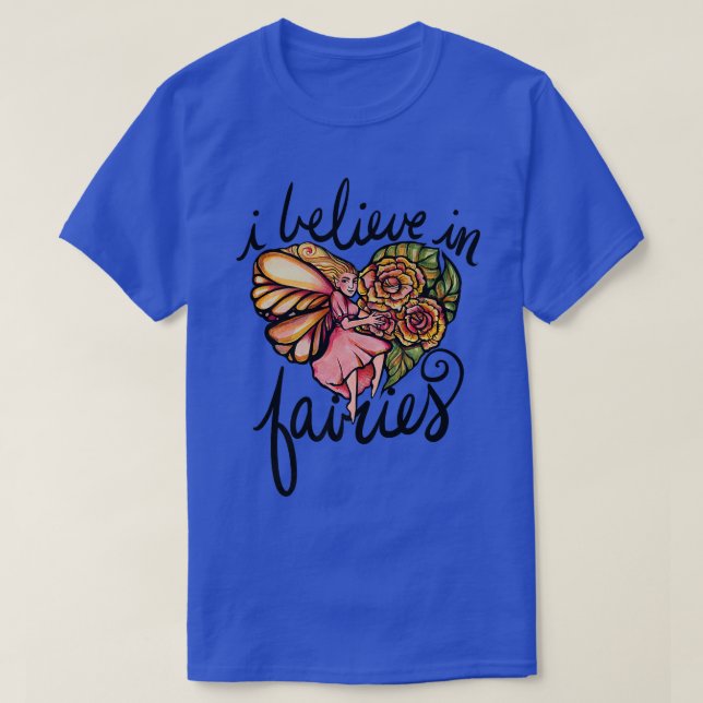 Camiseta Creo en las hadas (Diseño del anverso)