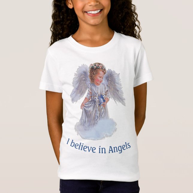 Camiseta Creo en los ángeles (Anverso)