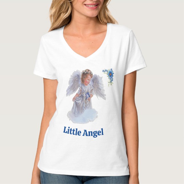 Camiseta Creo en los ángeles (Anverso)