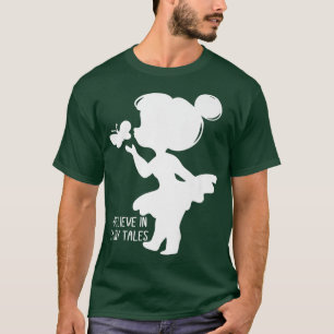 Camiseta Creo En Los Cuentos De Hadas Feria De Mariposa Cru
