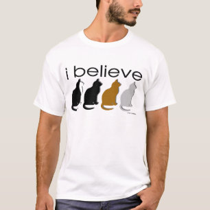 Camiseta Creo en los gatos 3