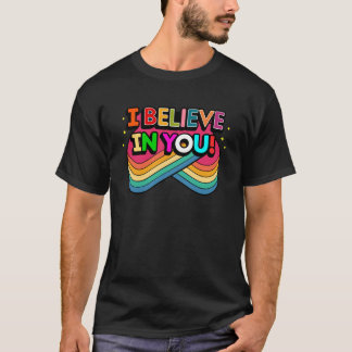 Camiseta creo en que diseñas motivación