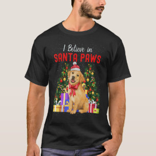 Camiseta Creo En Santa Paws Navidades Cute Labrador P