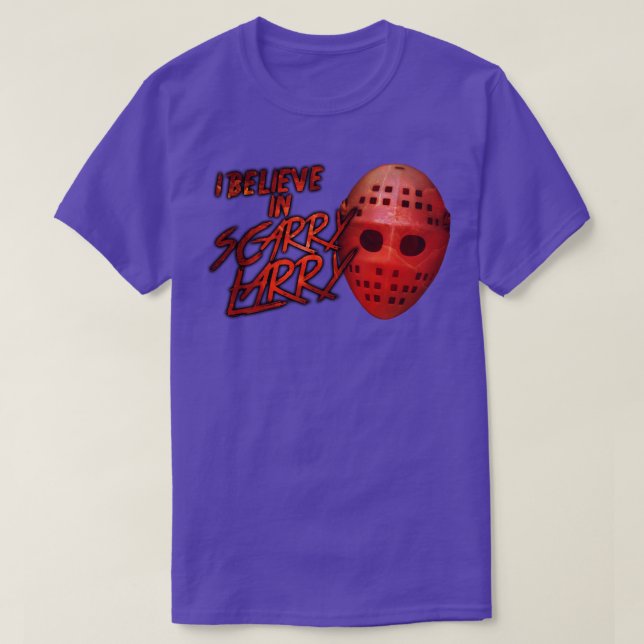 Camiseta Creo en Scarry Larry (Diseño del anverso)