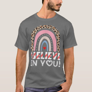 Camiseta Creo en ti Rock el profesor Funny test 