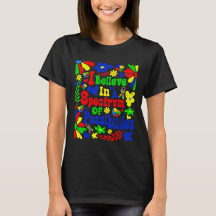 Camiseta Creo en un espectro de posibilidades Autismo Ac