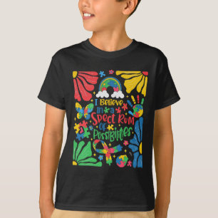 Camiseta Creo En Un Espectro De Posibilidades Retro Aut