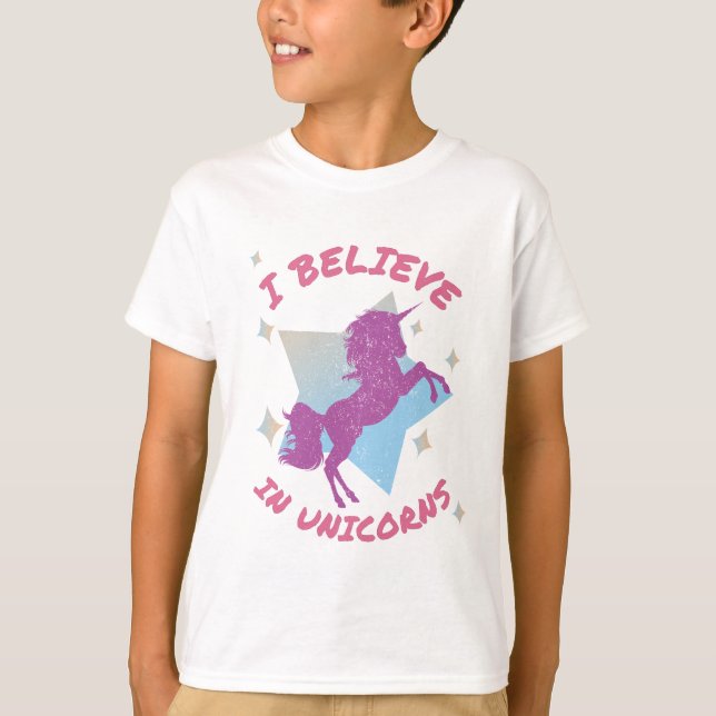 Camiseta Creo En Unicornios (Anverso)