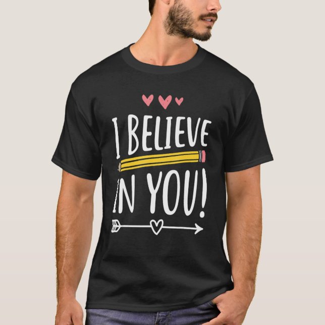 Camiseta Creo en usted Instructor de Educación Preescolar (Anverso)