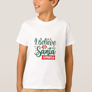 Camiseta Creo que en Santa Paws hay Navidades divertidos am