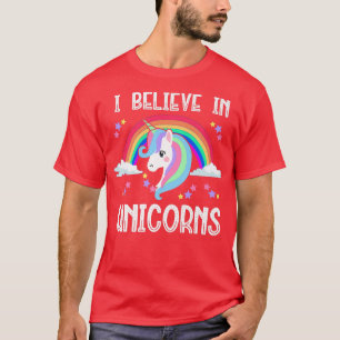 Camiseta CREO QUE EN UNICORNS, Hadas De Unicornio Son Graci