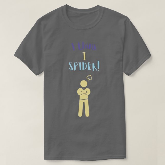 Camiseta Creo que es Spider (Diseño del anverso)