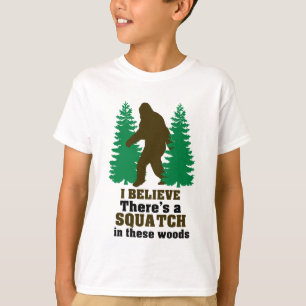 Camiseta Creo que hay SQUATCH en estas maderas