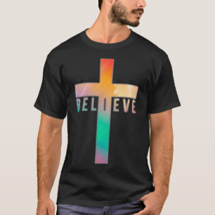 Camiseta Creo que Jesucristo cruza a Dios 