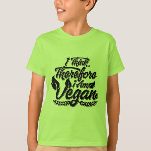 Camiseta Creo Que Por Lo Tanto Soy Vegan