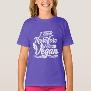 Camiseta Creo Que Por Lo Tanto Soy Vegan