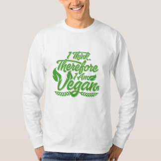 Camiseta Creo Que Por Lo Tanto Soy Vegan