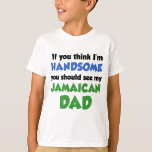 Camiseta Creo que soy un padre jamaiquino guapo