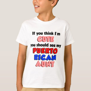 Camiseta Creo que soy una linda tía puertorriqueña