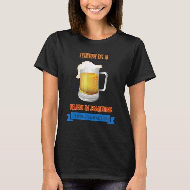 Camiseta Creo que tendré otro humor de cerveza sarcástico (Anverso)