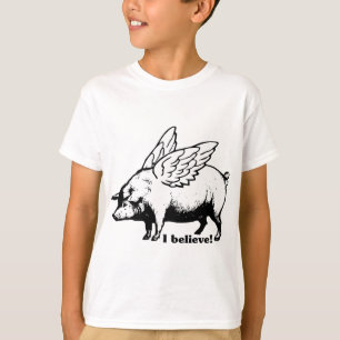Camiseta Creo - si los cerdos podrían volar