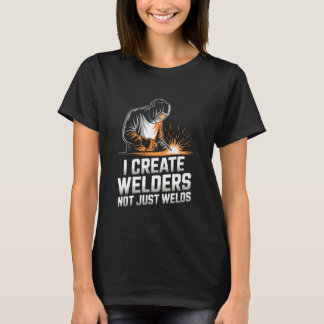 Camiseta Creo soldadores, no solo soldaduras Profesor de so