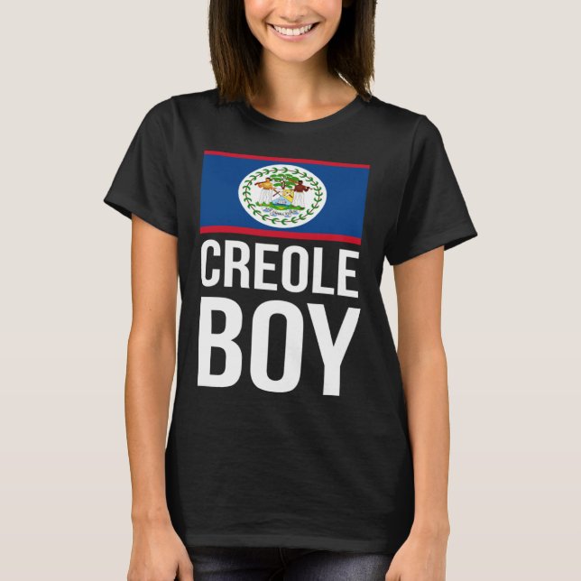 Camiseta Creole Boy Belize Pride Belizean Flag Culture Afro (Anverso)