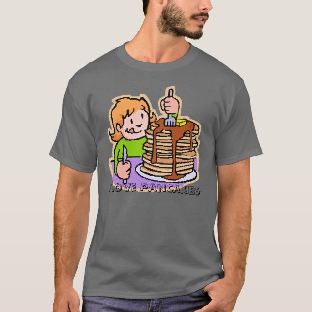 Camiseta Crepe, amo las crepes (Anverso)