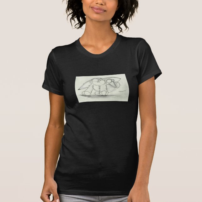 Camiseta Crepe el dibujo del conejito (Anverso)