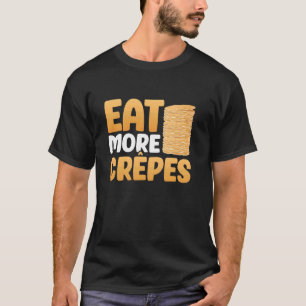 Camiseta Crepes Cocina Francesa Dulce Waffles Postre Banana