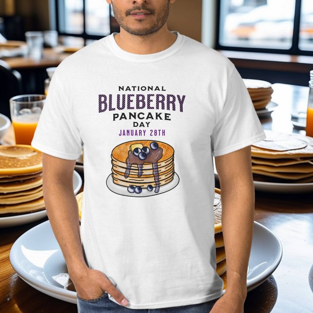 Camiseta Crepes de arándano nacional Día 28 de enero (Subido por el creador)