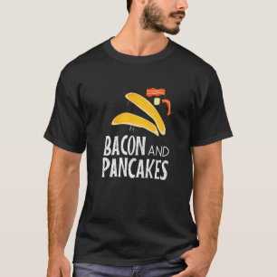 Camiseta Crepes de tocino lindo por la mañana para los aman
